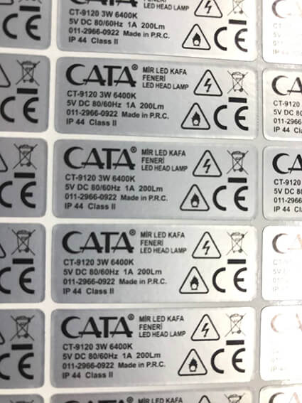 Металізовані наліпки хром